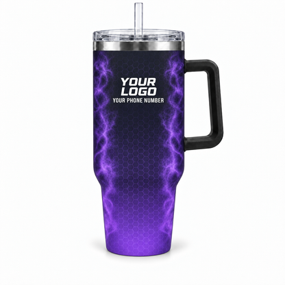 PCST09 personalized tumbler 40oz front product mockup