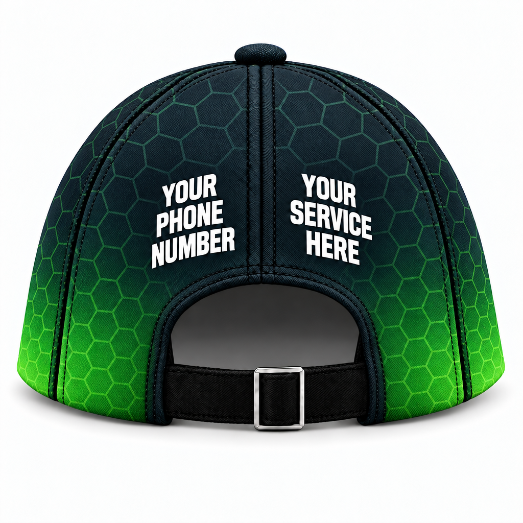PCST10 personalized cap back product mockup