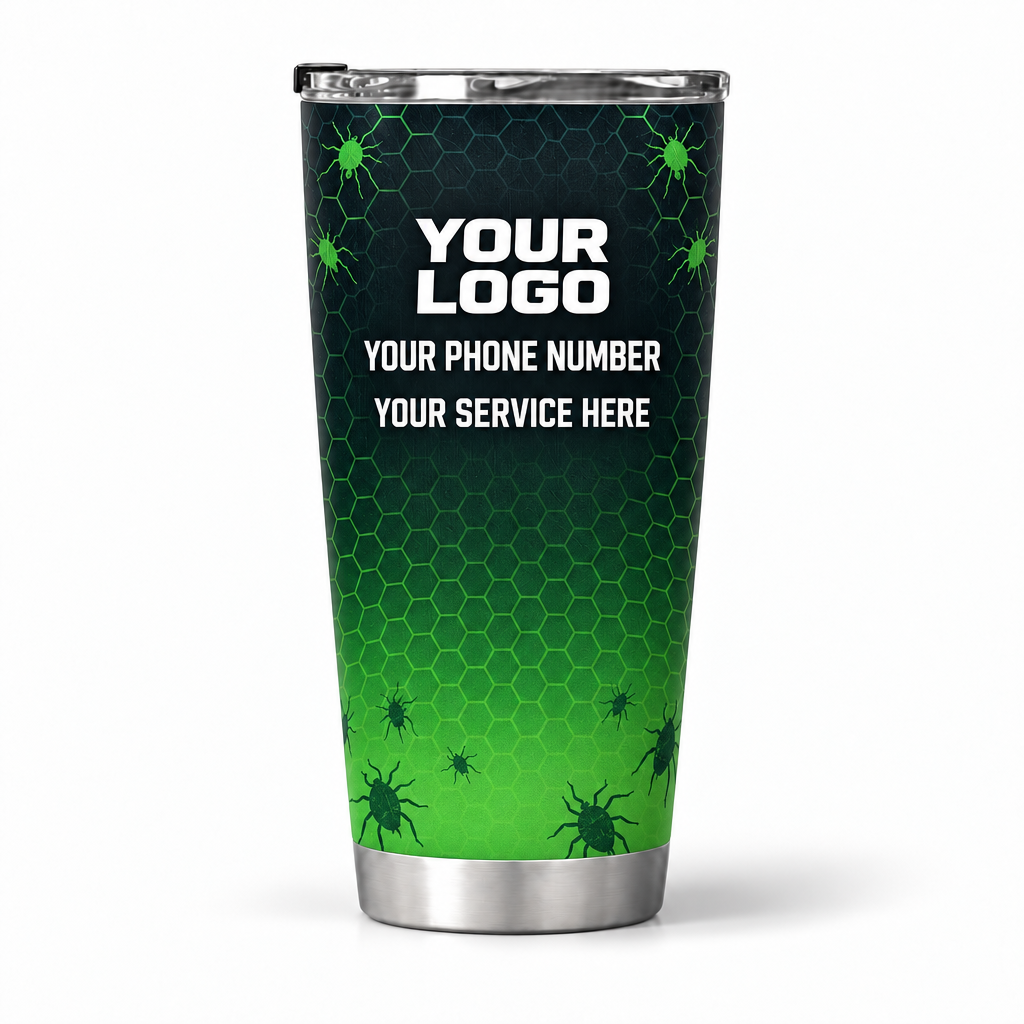 PCST10 personalized tumbler 20oz back product mockup