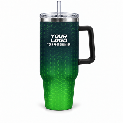 PCST10 personalized tumbler 40oz front product mockup