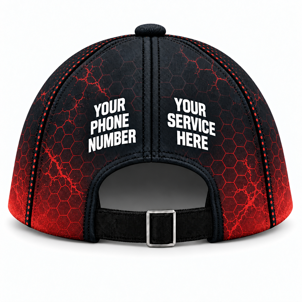 PCST11 personalized cap back product mockup