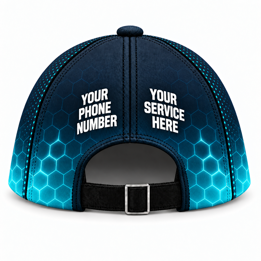 PCST12 personalized cap back product mockup