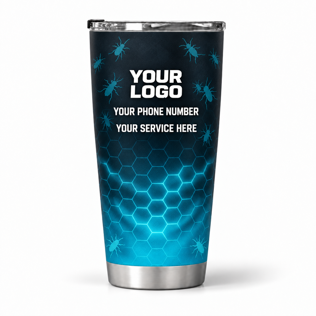 PCST12 personalized tumbler 20oz back product mockup
