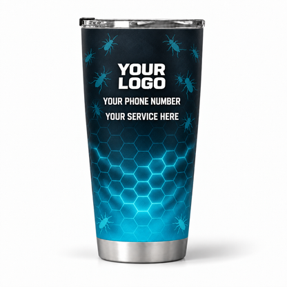 PCST12 personalized tumbler 20oz back product mockup
