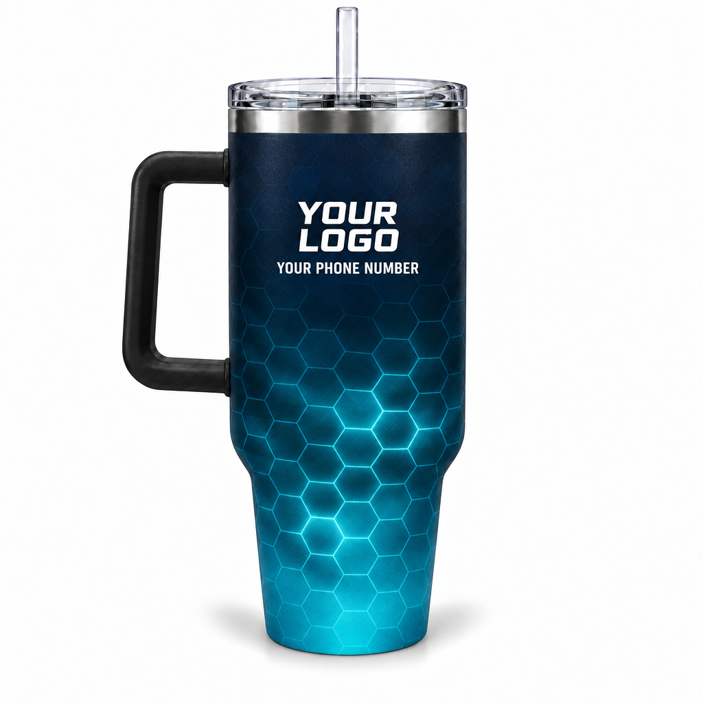 PCST12 personalized tumbler 40oz back product mockup