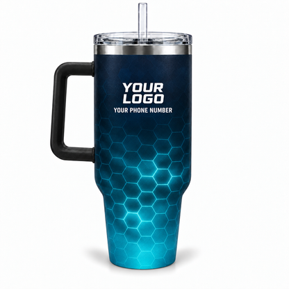 PCST12 personalized tumbler 40oz back product mockup
