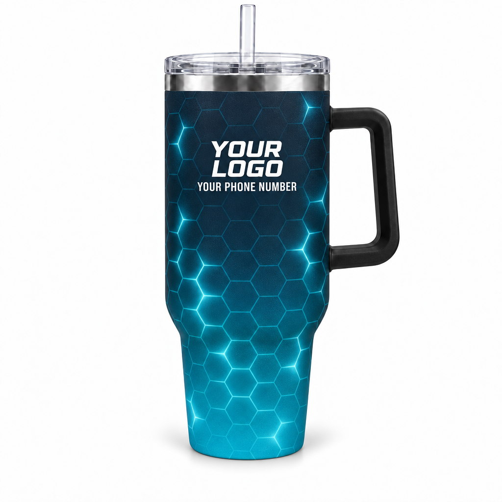 PCST12 personalized tumbler 40oz front product mockup