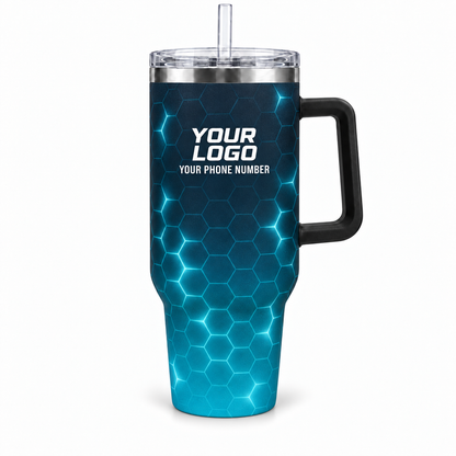 PCST12 personalized tumbler 40oz front product mockup