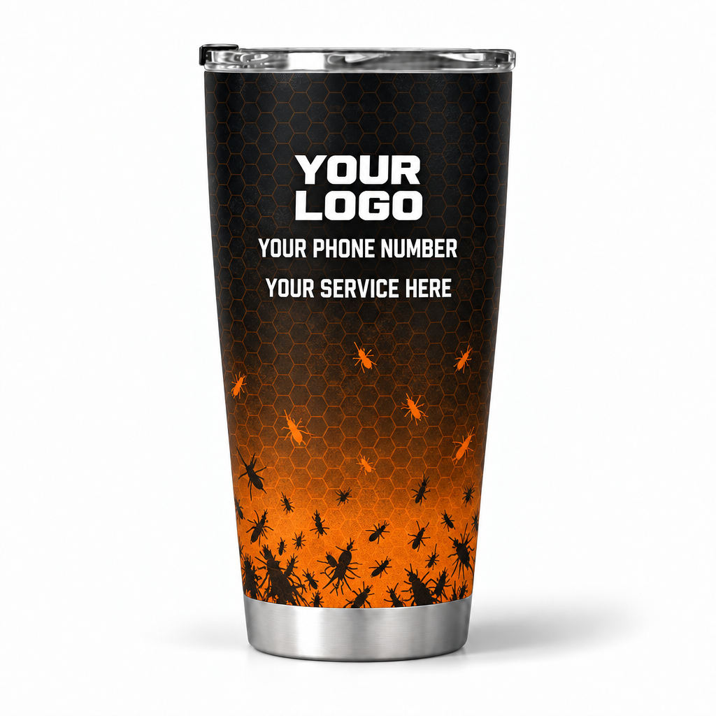 PCST13 personalized tumbler 20oz back product mockup