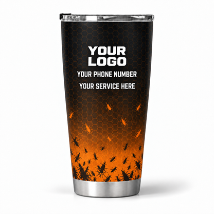 PCST13 personalized tumbler 20oz back product mockup