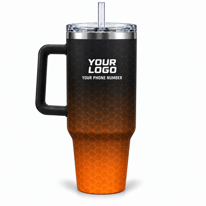 PCST13 personalized tumbler 40oz back product mockup