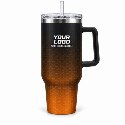 PCST13 personalized tumbler 40oz front product mockup