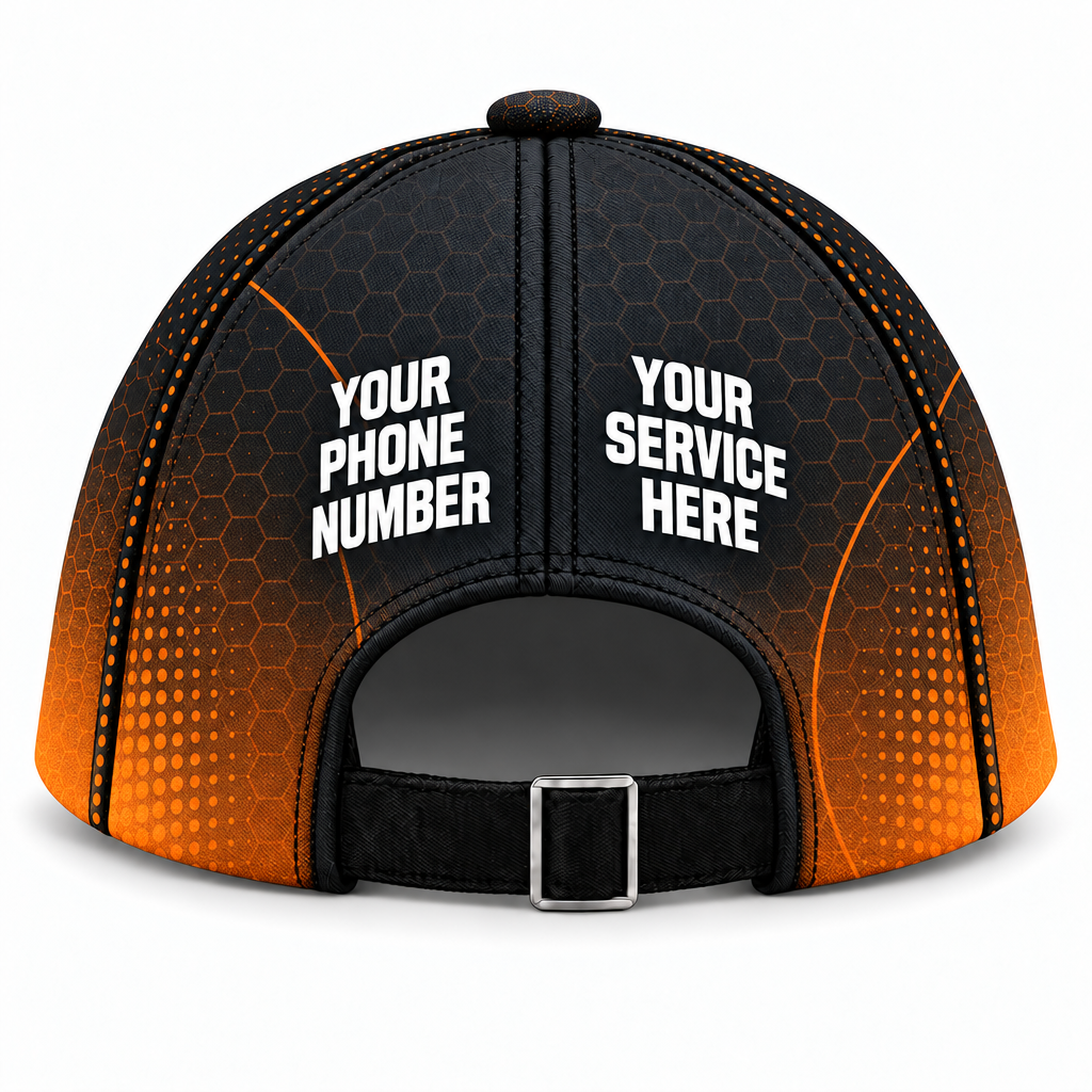 PCST14 personalized cap back product mockup