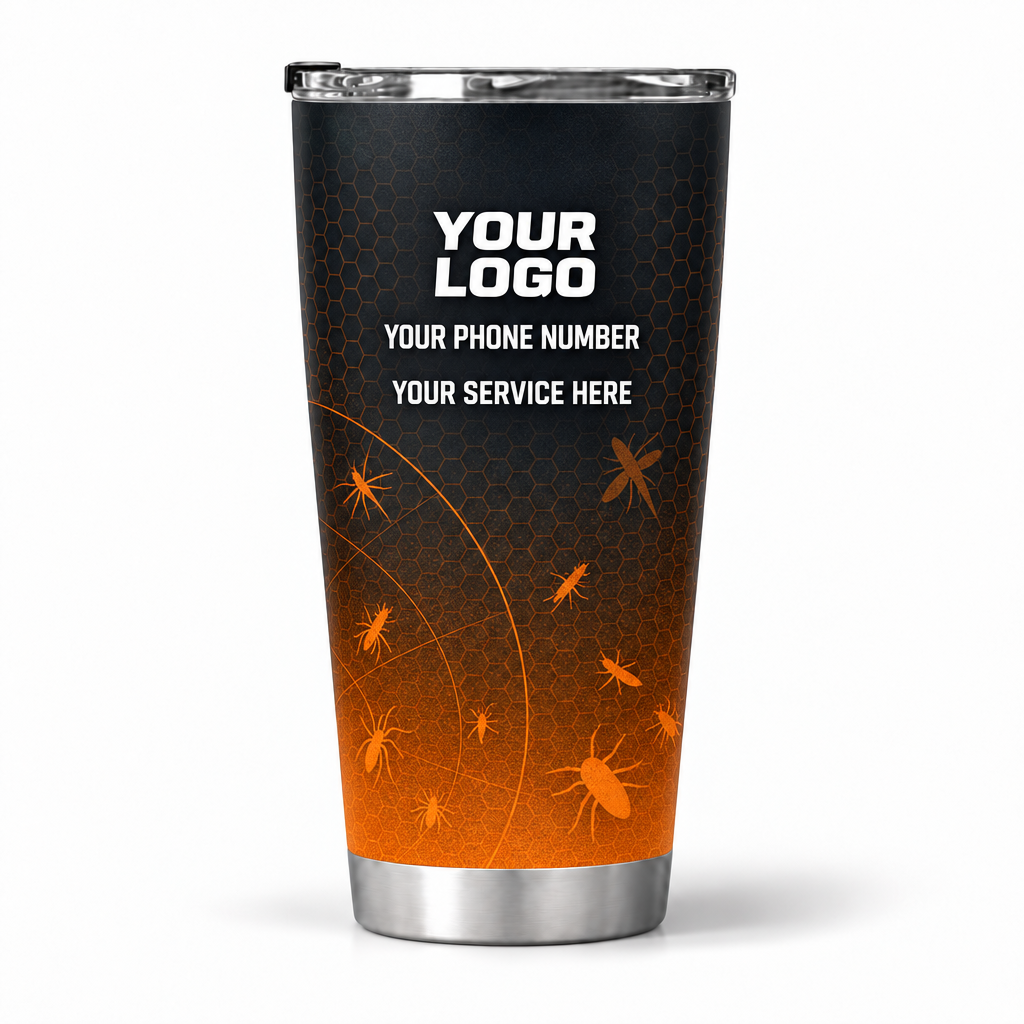 PCST14 personalized tumbler 20oz back product mockup