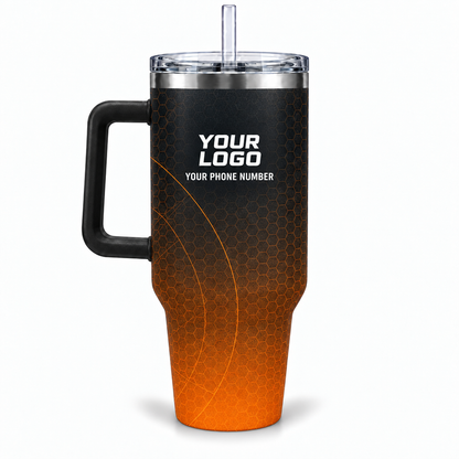 PCST14 personalized tumbler 40oz back product mockup
