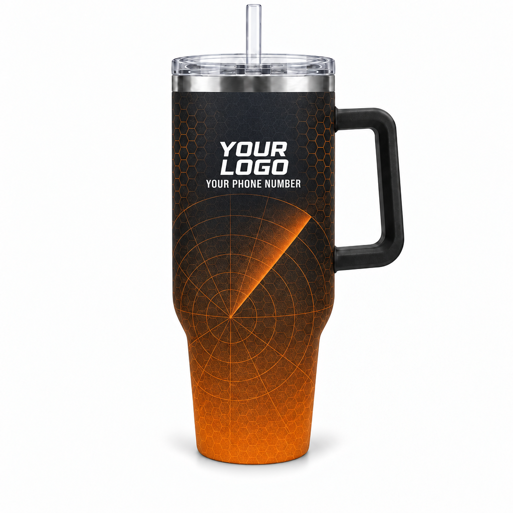 PCST14 personalized tumbler 40oz front product mockup