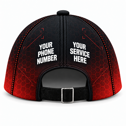 PCST15 personalized cap back product mockup