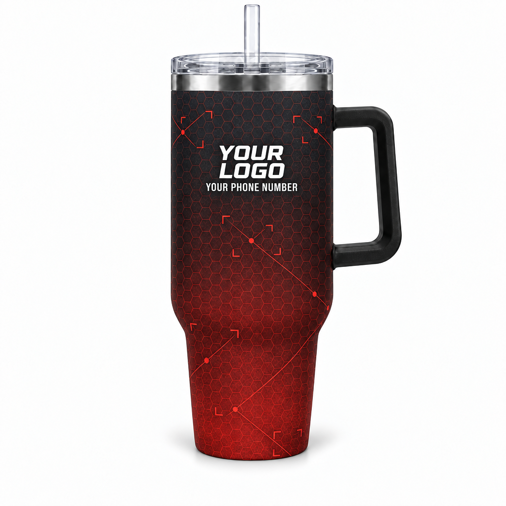 PCST15 personalized tumbler 40oz front product mockup