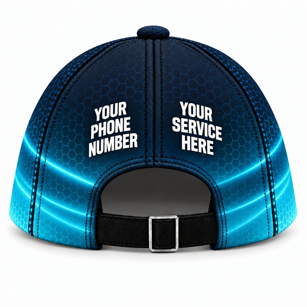 PCST16 personalized cap back product mockup