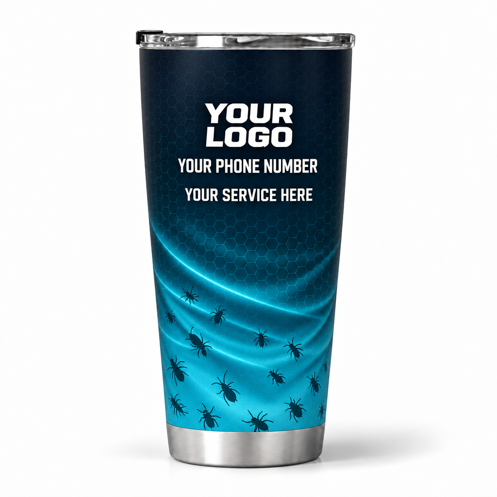 PCST16 personalized tumbler 20oz back product mockup