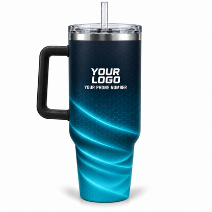 PCST16 personalized tumbler 40oz back product mockup