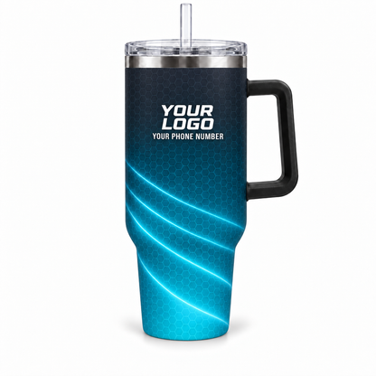 PCST16 personalized tumbler 40oz front product mockup