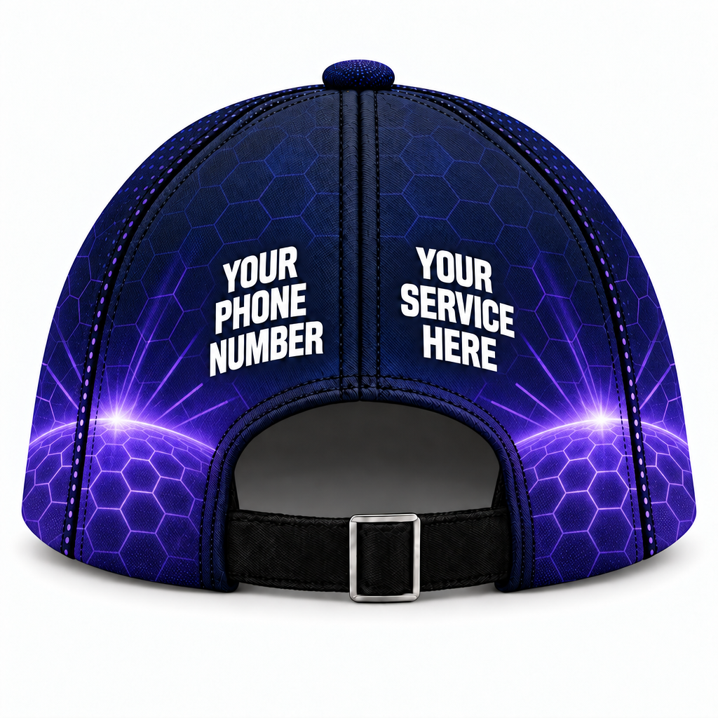 PCST17 personalized cap back product mockup