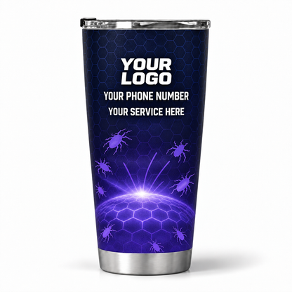 PCST17 personalized tumbler 20oz back product mockup