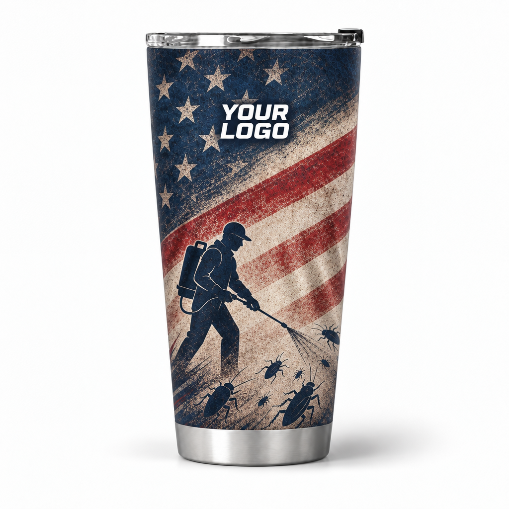PCUP01 personalized tumbler 20oz front product mockup