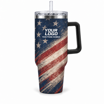 PCUP01 personalized tumbler 40oz front product mockup