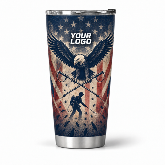 PCUP02 personalized tumbler 20oz front product mockup