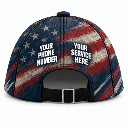 PCUP03 personalized cap back product mockup