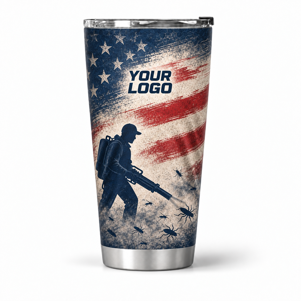 PCUP03 personalized tumbler 20oz front product mockup