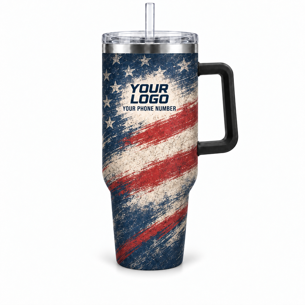 PCUP03 personalized tumbler 40oz front product mockup