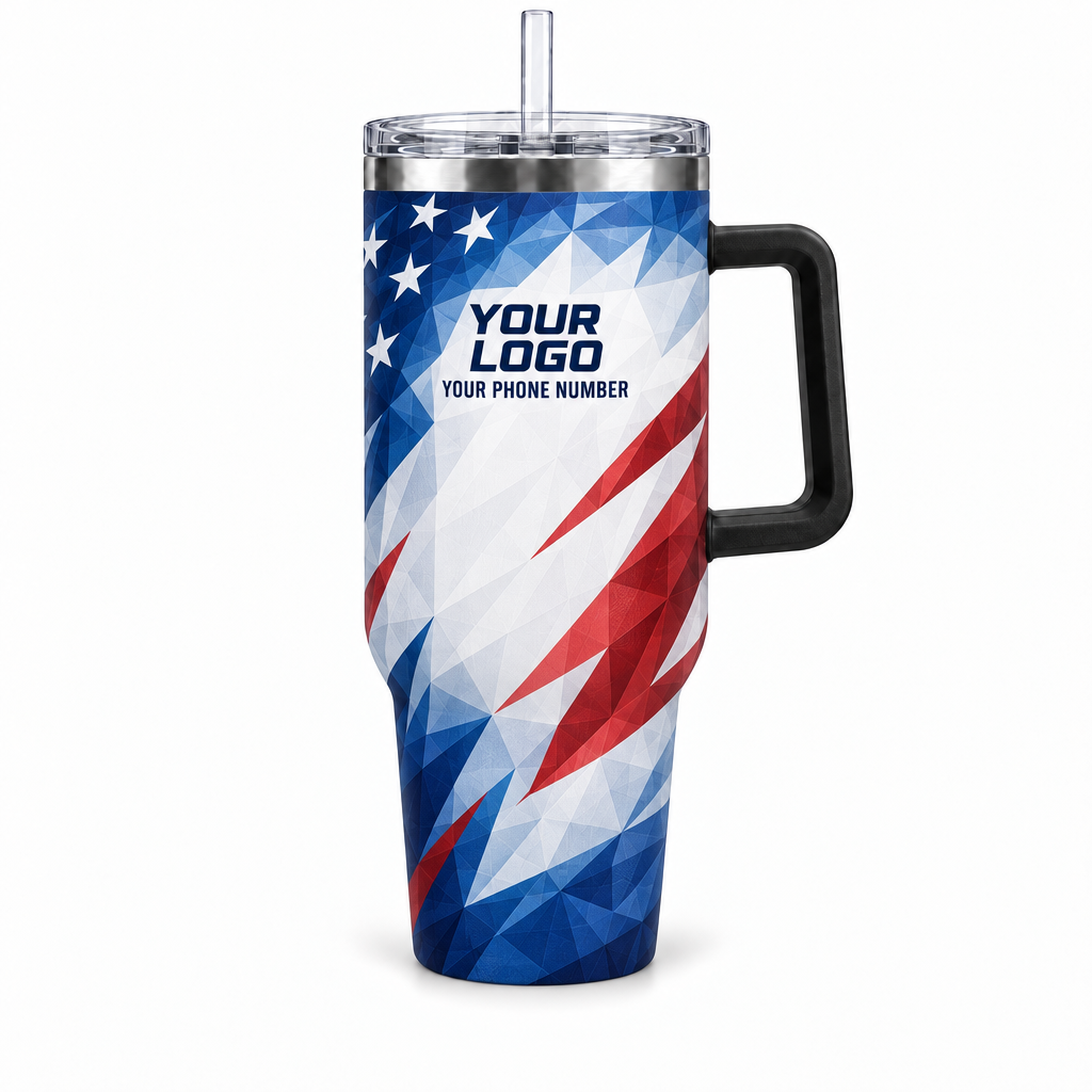 PCUP04 personalized tumbler 40oz front product mockup