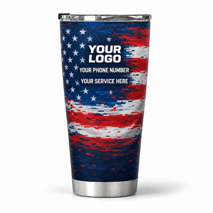 PCUP05 personalized tumbler 20oz back product mockup