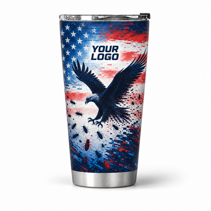 PCUP05 personalized tumbler 20oz front product mockup