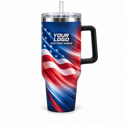 PCUP06 personalized tumbler 40oz front product mockup