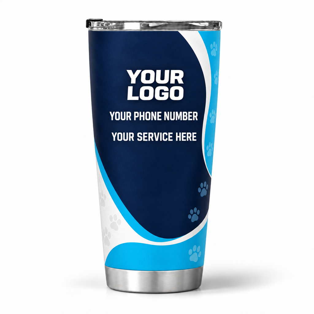 PGN002 personalized tumbler 20oz back product mockup