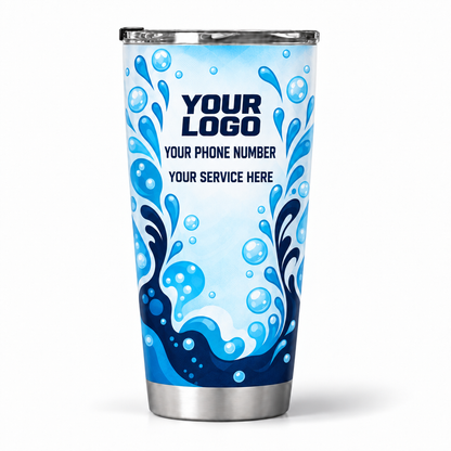 PGN004 personalized tumbler 20oz back product mockup