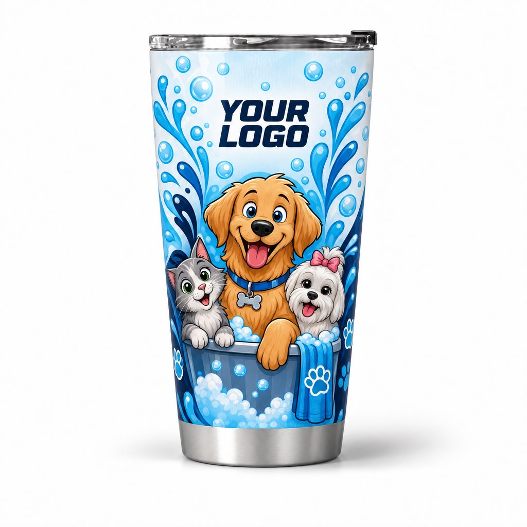 PGN004 personalized tumbler 20oz front product mockup