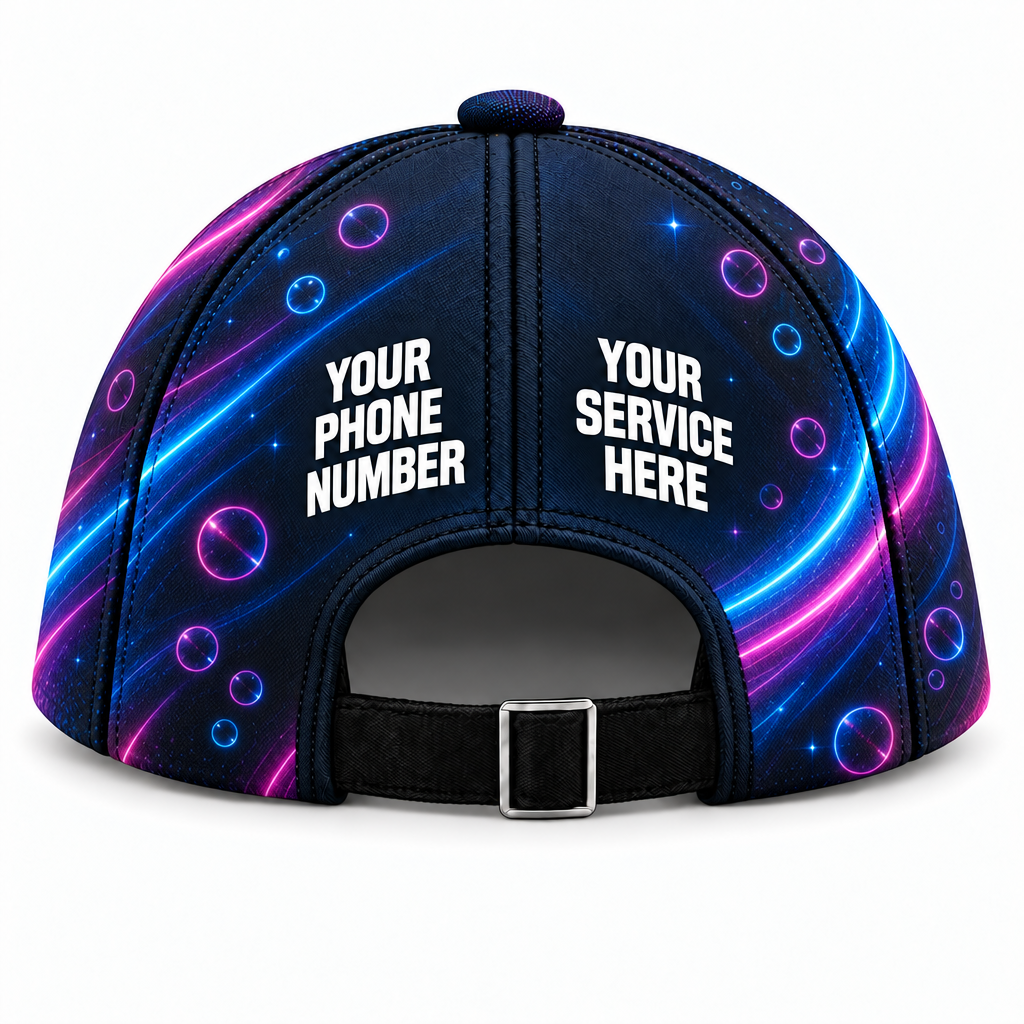 PGN005 personalized cap back product mockup