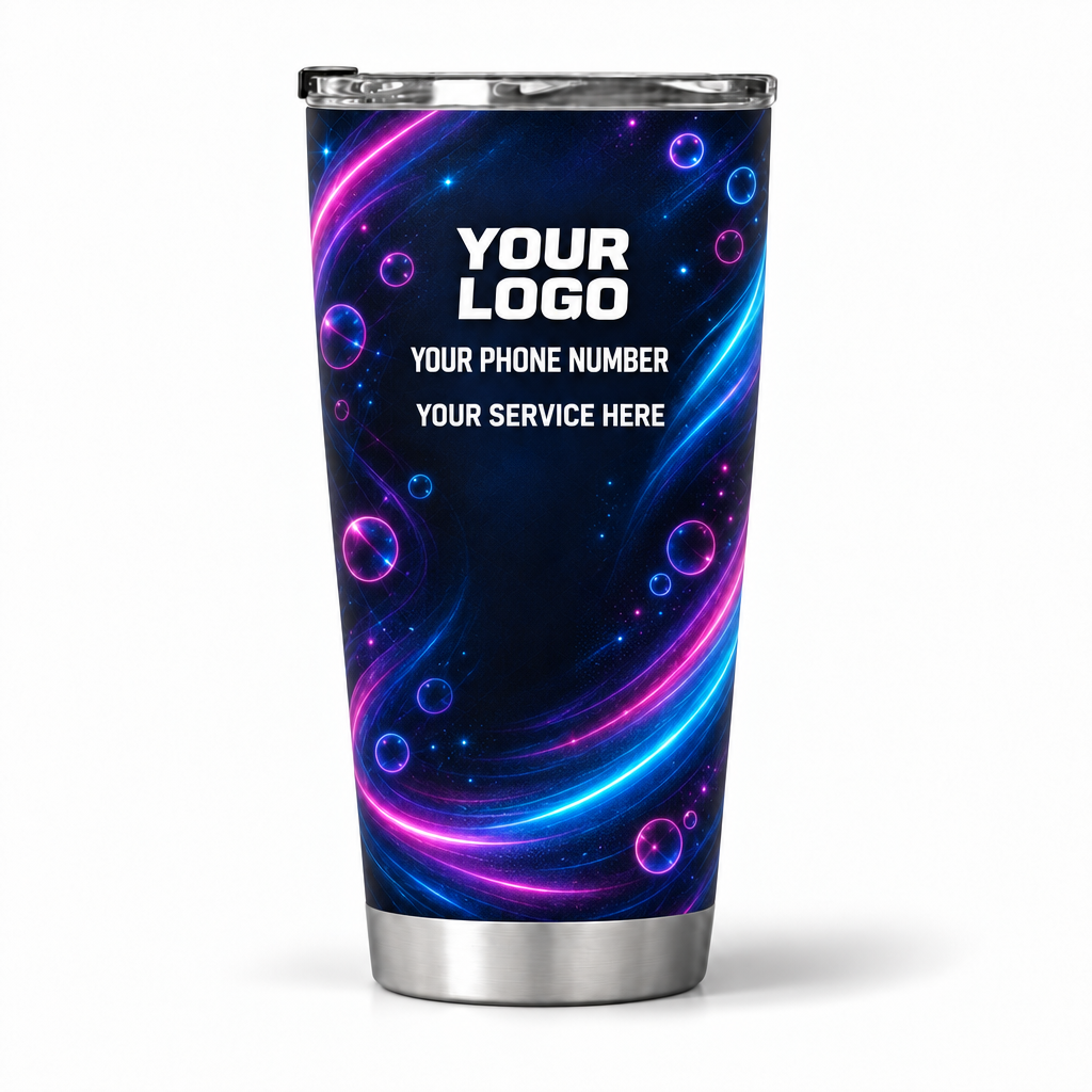 PGN005 personalized tumbler 20oz back product mockup