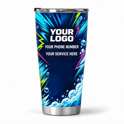 PGN006 personalized tumbler 20oz back product mockup