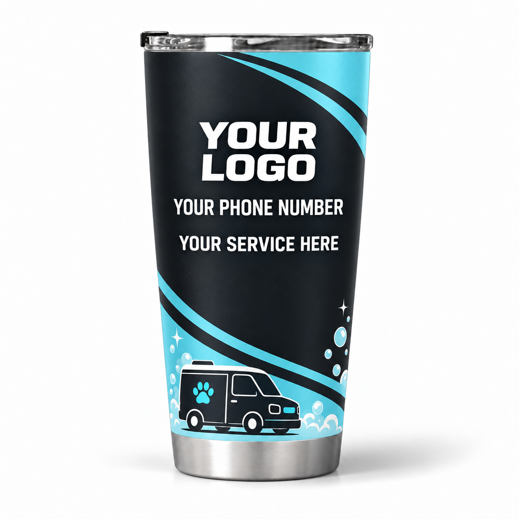 PGN007 personalized tumbler 20oz back product mockup