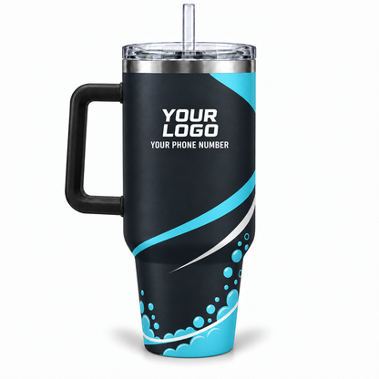 PGN008 personalized tumbler 40oz back product mockup