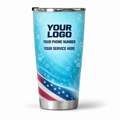 PGN009 personalized tumbler 20oz back product mockup