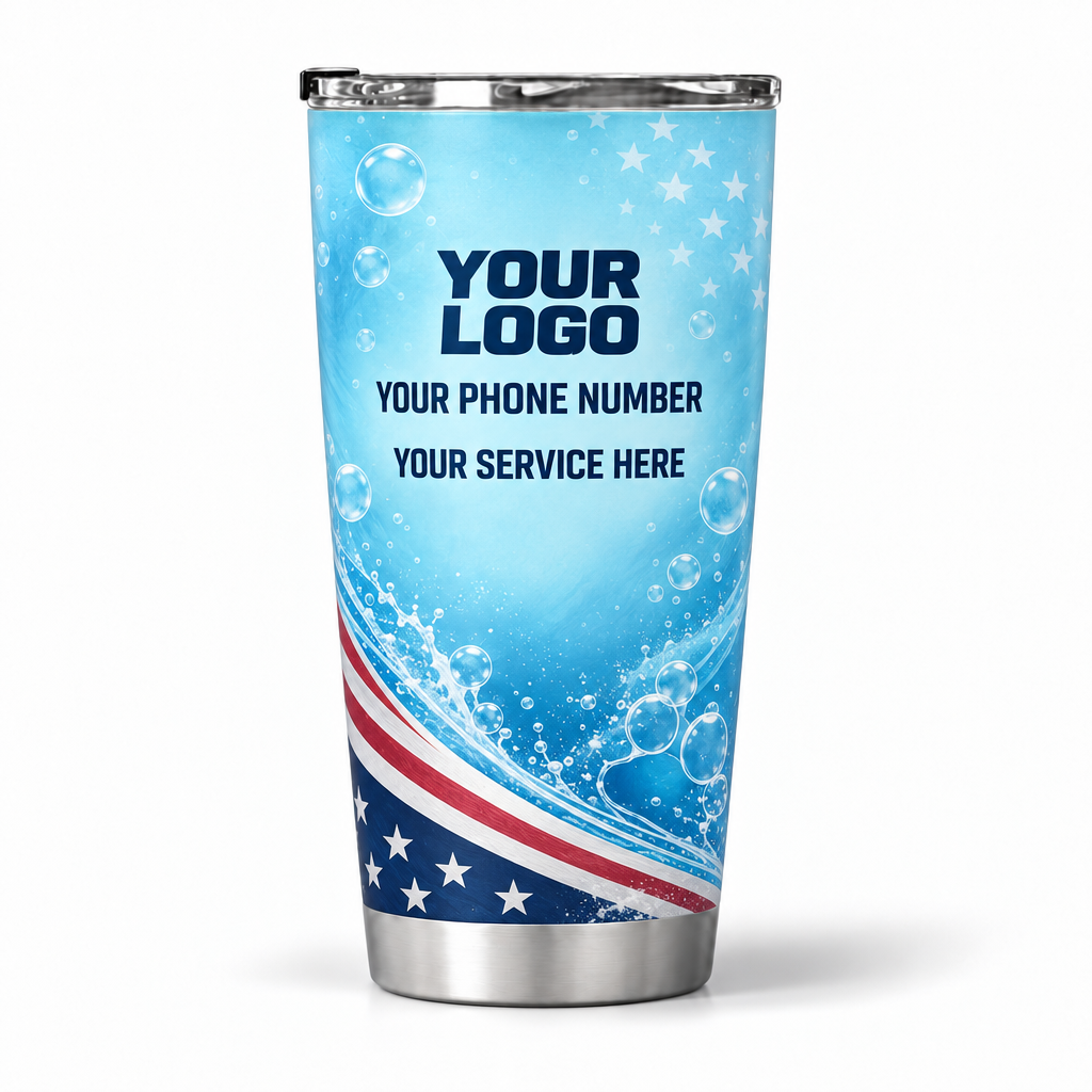 PGN010 personalized tumbler 20oz back product mockup