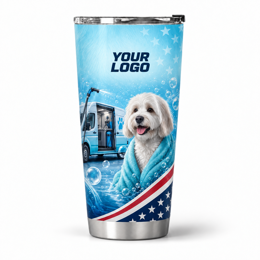 PGN010 personalized tumbler 20oz front product mockup