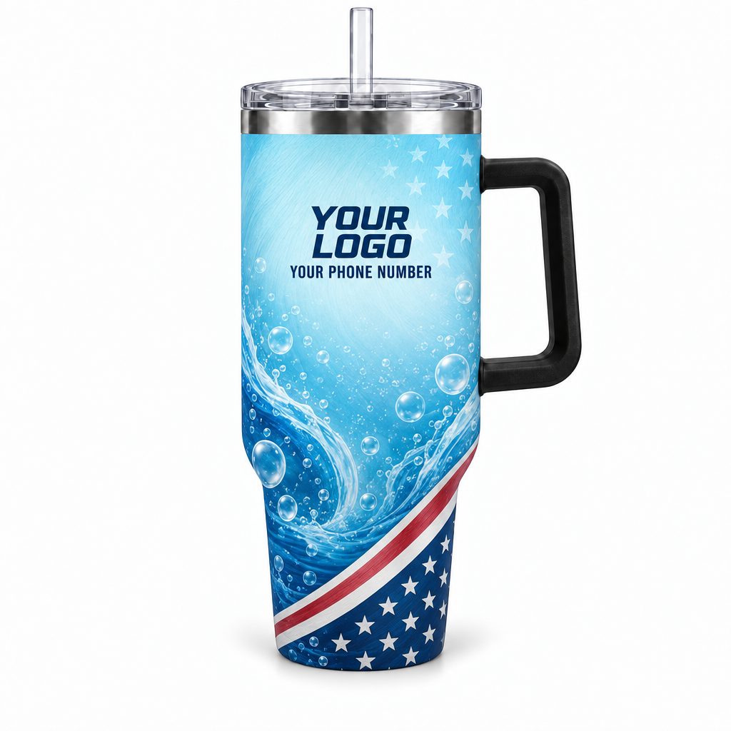 PGN010 personalized tumbler 40oz front product mockup